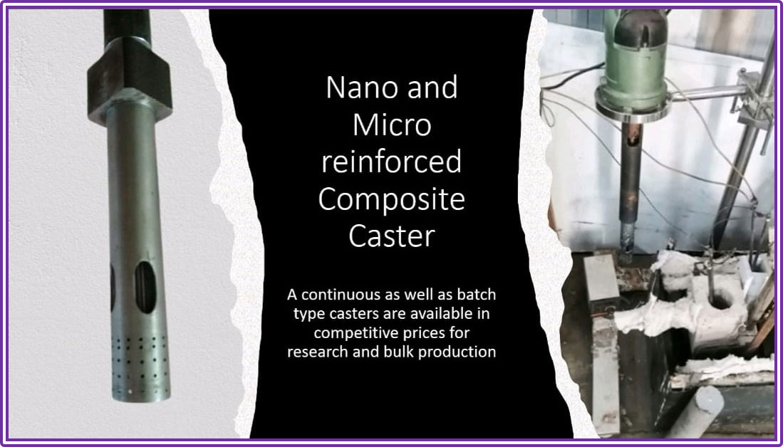 Nano and Micro Reinforced Composite Caster